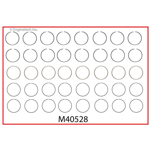 Premium Piston Rings Set FITS: 2005-2010 Dodge Chrysler Jeep 370 6.1L V8 HEMI