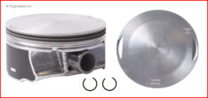 Piston Set 1-6590-4090; 4.090" Bore -1.5cc Flat Top for Chrysler 6.4L HEMI