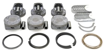 Enginetech Pistons Kit with Bearings and Thrust Washer FITS 2011-2023 Dodge Chrysler Jeep 3.6L DOHC Pentastar Cherokee Wrangler Durango Charger Challenger Caravan (STANDARD SIZE)