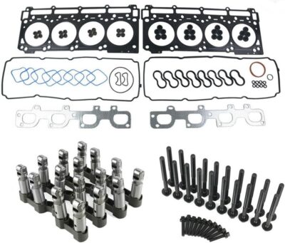 6.4 HEMI Top End Rebuild Kit with MDS Lifters Upper Head Gasket Kit and Head Bolts FITS 6.4L V8 HEMI Chrysler Dodge Charger Jeep Charger Challenger Cherokee SRT-8 5038785AD 5038786AD