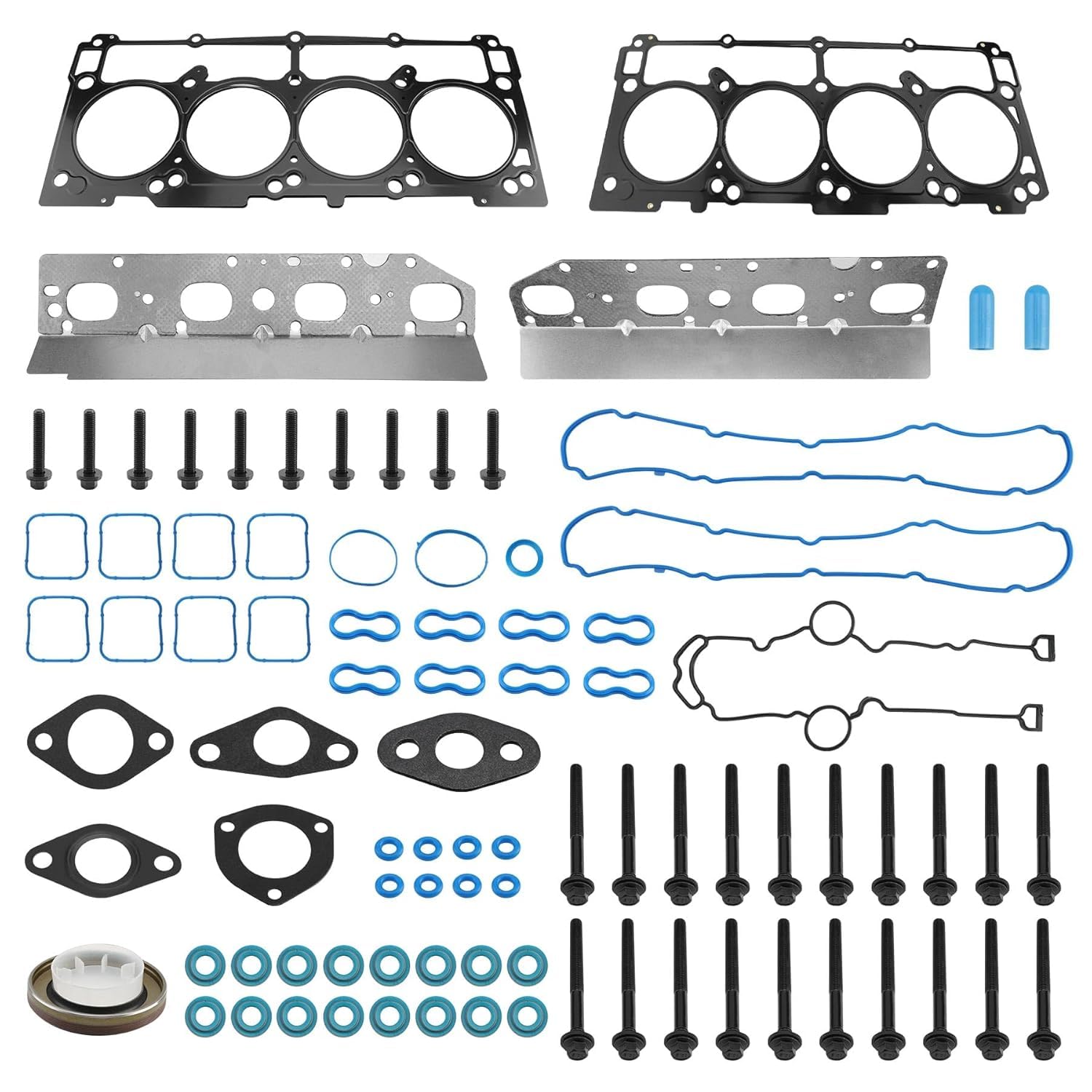 5.7L Non MDS Hemi Camshaft Lifter Kit w/Head Gasket Bolts Set Fit for Jeep Grand Cherokee Chrysler 300 Dodge Charger Challenger Durango 2009-2016 V8 5.7L 53022372AA 53021720AD HS26423PT