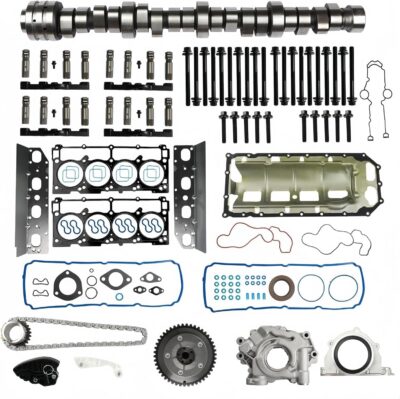 MDS 5.7 HEMI Camshaft Lifters Kit Head Gasket Set Oil Pump & Timing Chain VVT Kit Fit For Chrysler 300 Dodge Challenger Charger Durango Ram 1500 2500 Jeep Commander Grand Cherokee 5.7L V8 2009-2020