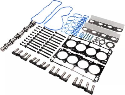 Redline USA MDS 5.7 HEMI Lifters Camshaft Kit w/Head Gasket Set Replacement for Dodge Ram 1500 5.7L V8 2009-2022 Part# HS26423PT, 53022263AF, 53021726AD, 53021726AE