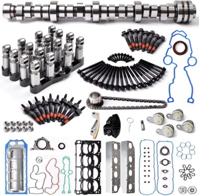 REDLINE USA 2009+ 5.7L HEMI MDS Remove Kit with Lifters Camshaft Oil Pan Gasket Timing Silinoid Plugs Head Gasket Set FITS: 2009-2022 Dodge Jeep Ram 1500 Cherokee V8 5.7L HEMI NON-MDS